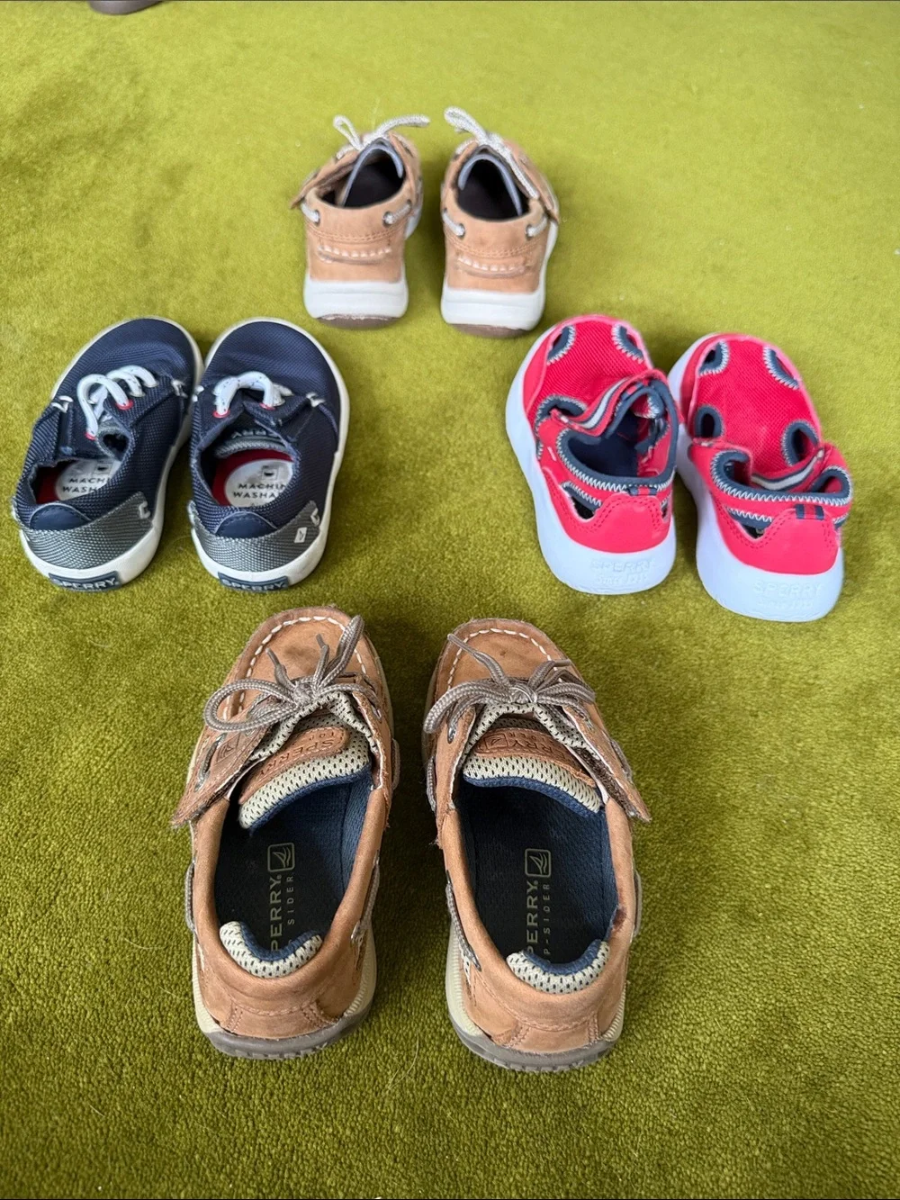 Sperry Kids Multi-Pair Shoes (Size 7 & 8)